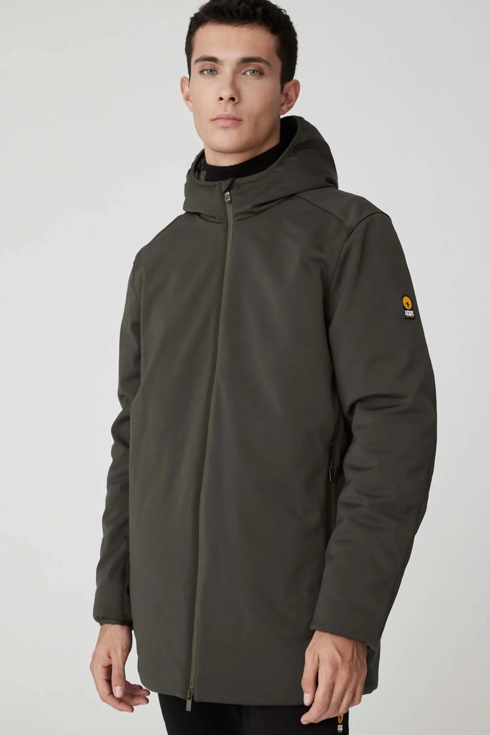 Clem-Giacca Verde Militare In Softshell