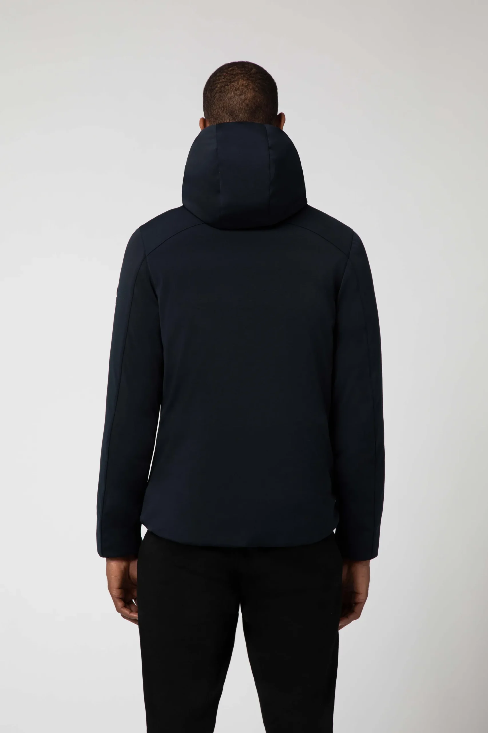 Jayden-Giacca Blu Corta In Softshell