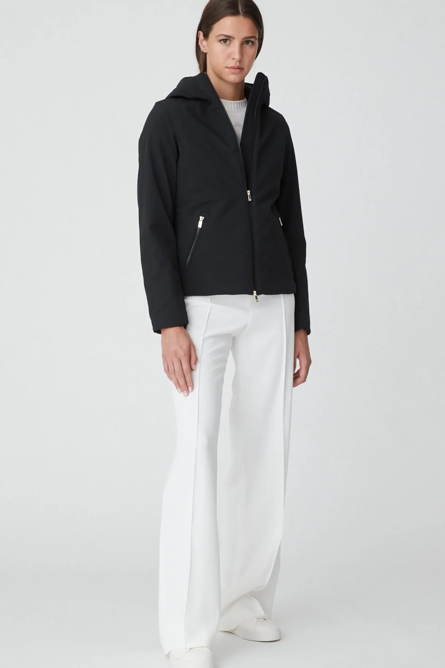 Madeline 2.2-Giacca Corta Nera In Softshell