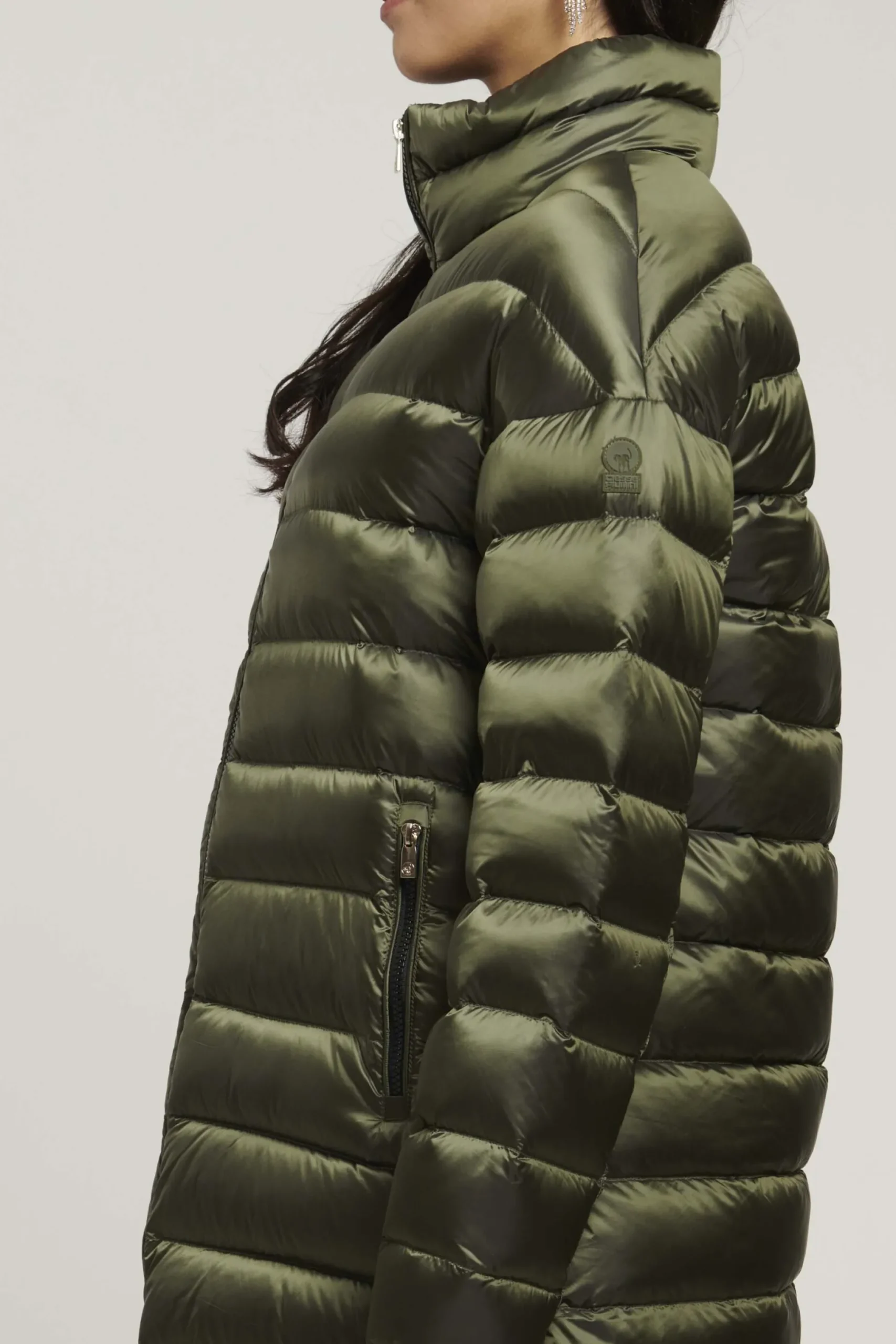 Piumino Lungo Verde