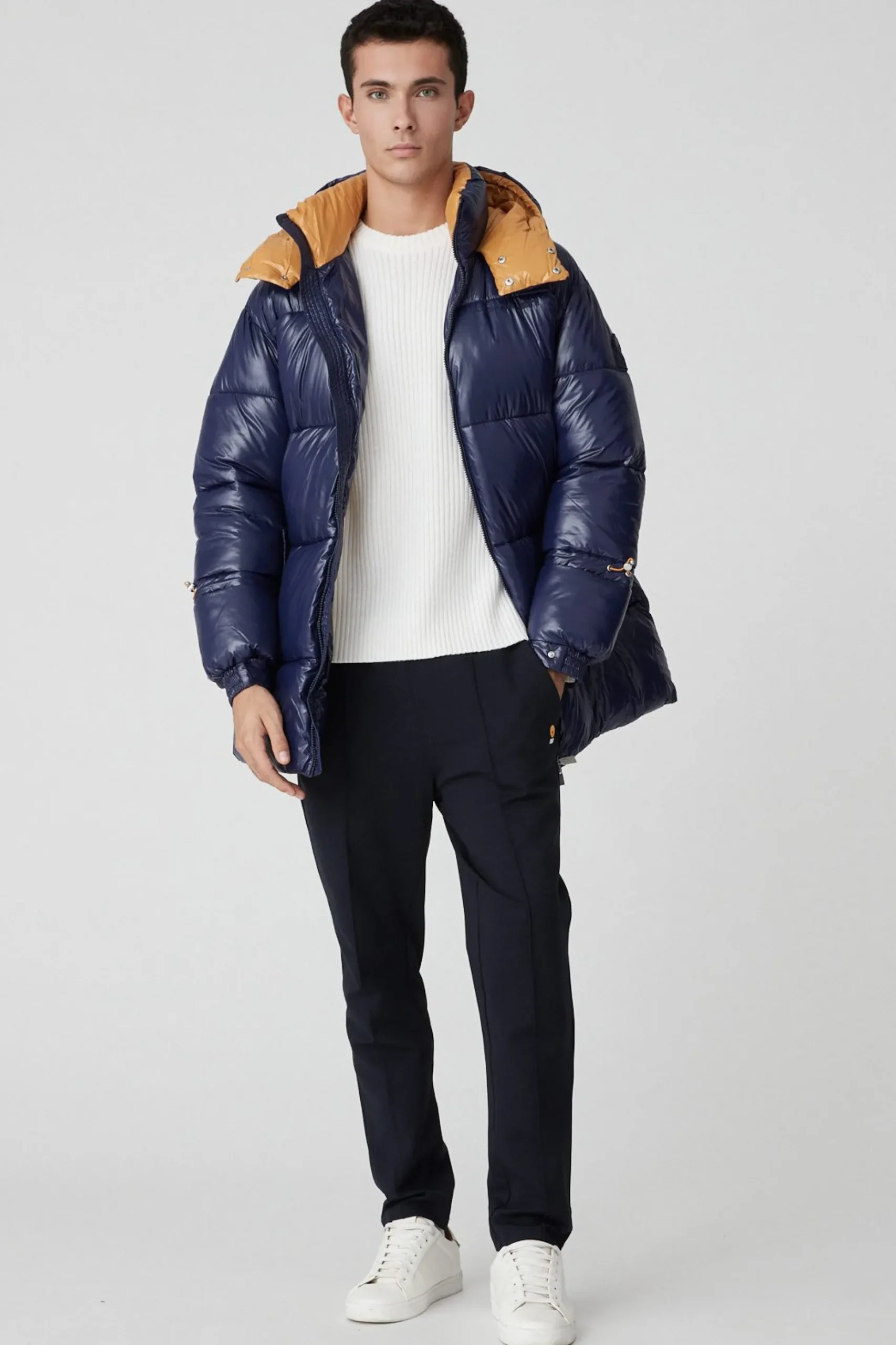 Vinson-Parka Blu Con Cappuccio Lab00