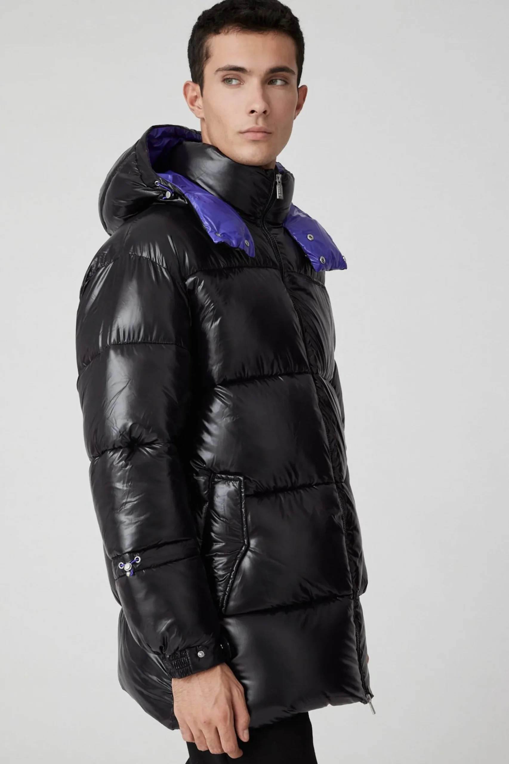 Vinson-Parka Nero Con Cappuccio Lab00